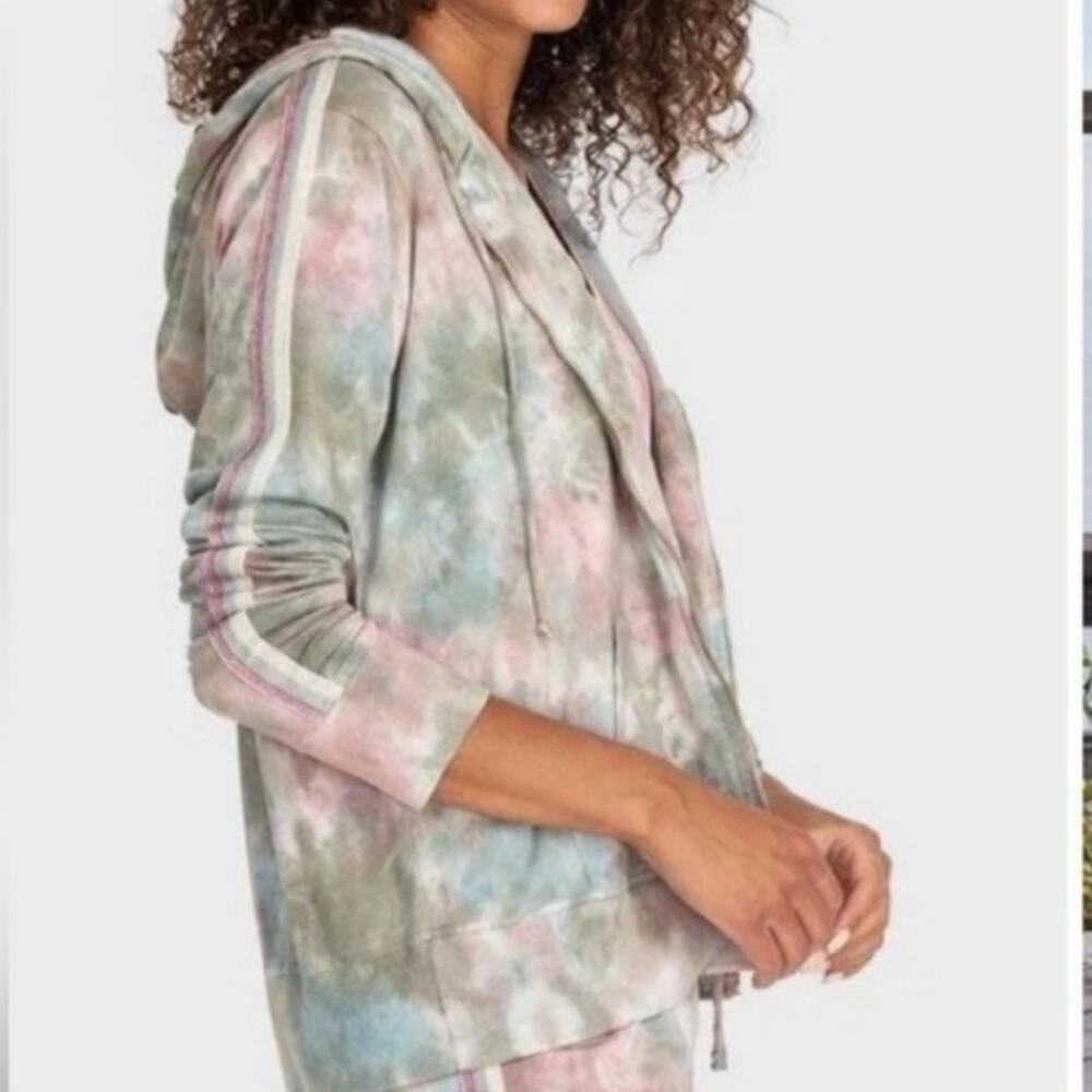 JOHNNY WAS CALME COLLAB  NWT TYE DYE ZIP UP JACKET SIZE MED